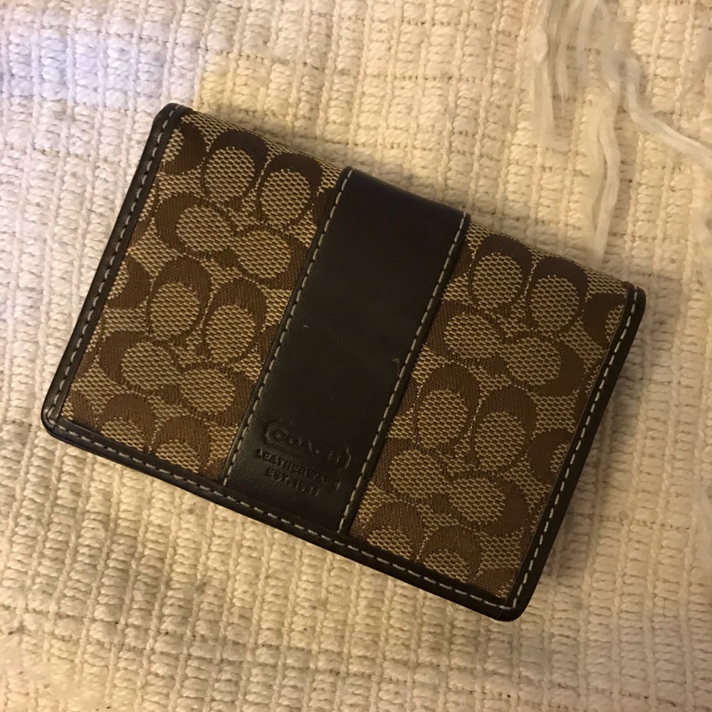 Brown Leather Coach Wallet